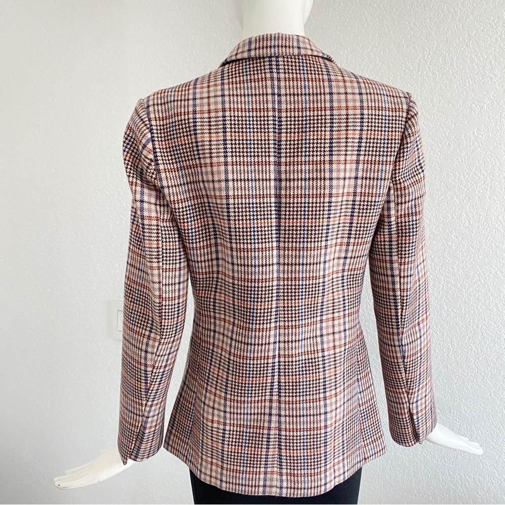 Sandro Plaid Toggle-Closure Blazer - Picture 10 of 15